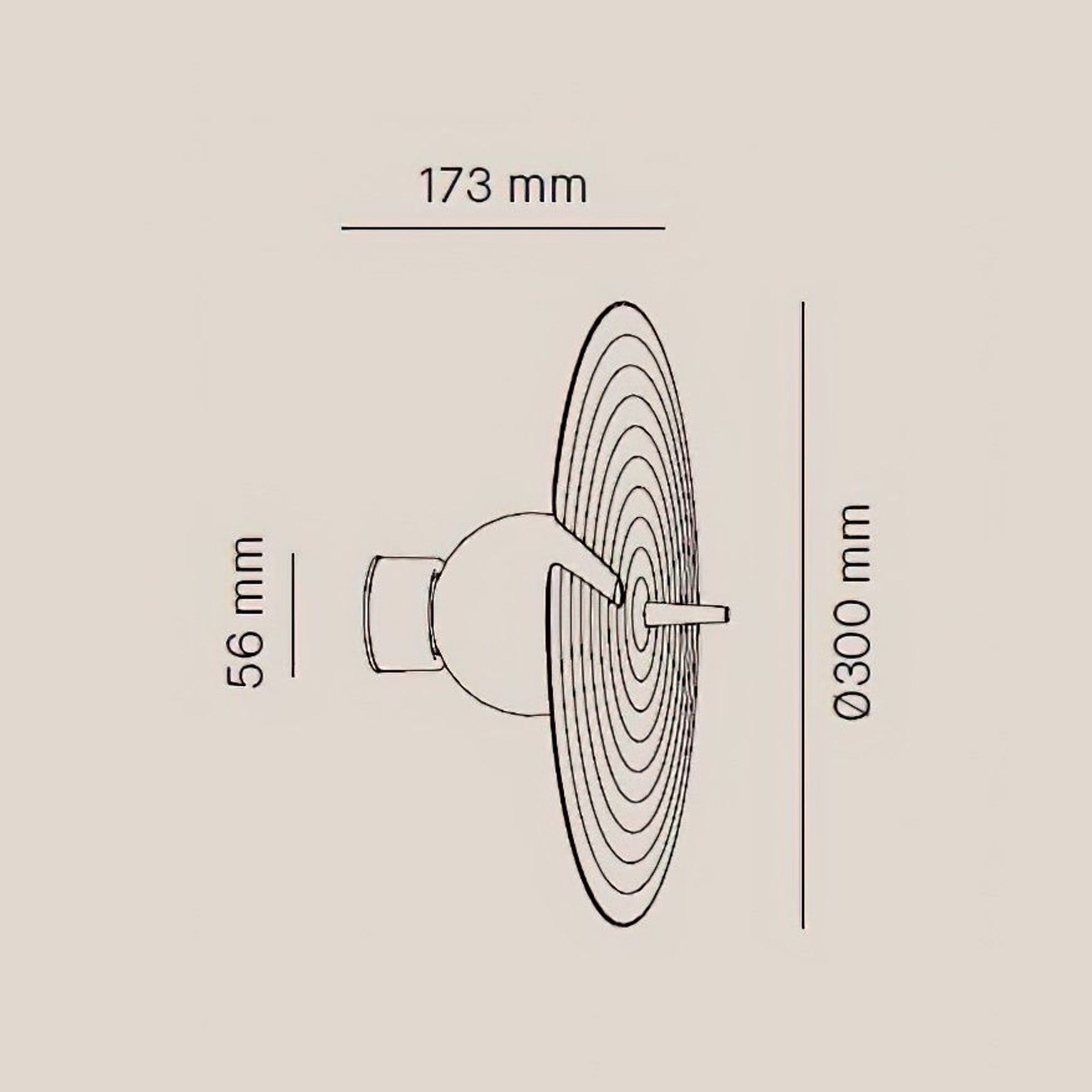 Symphony 30cm Wall Light