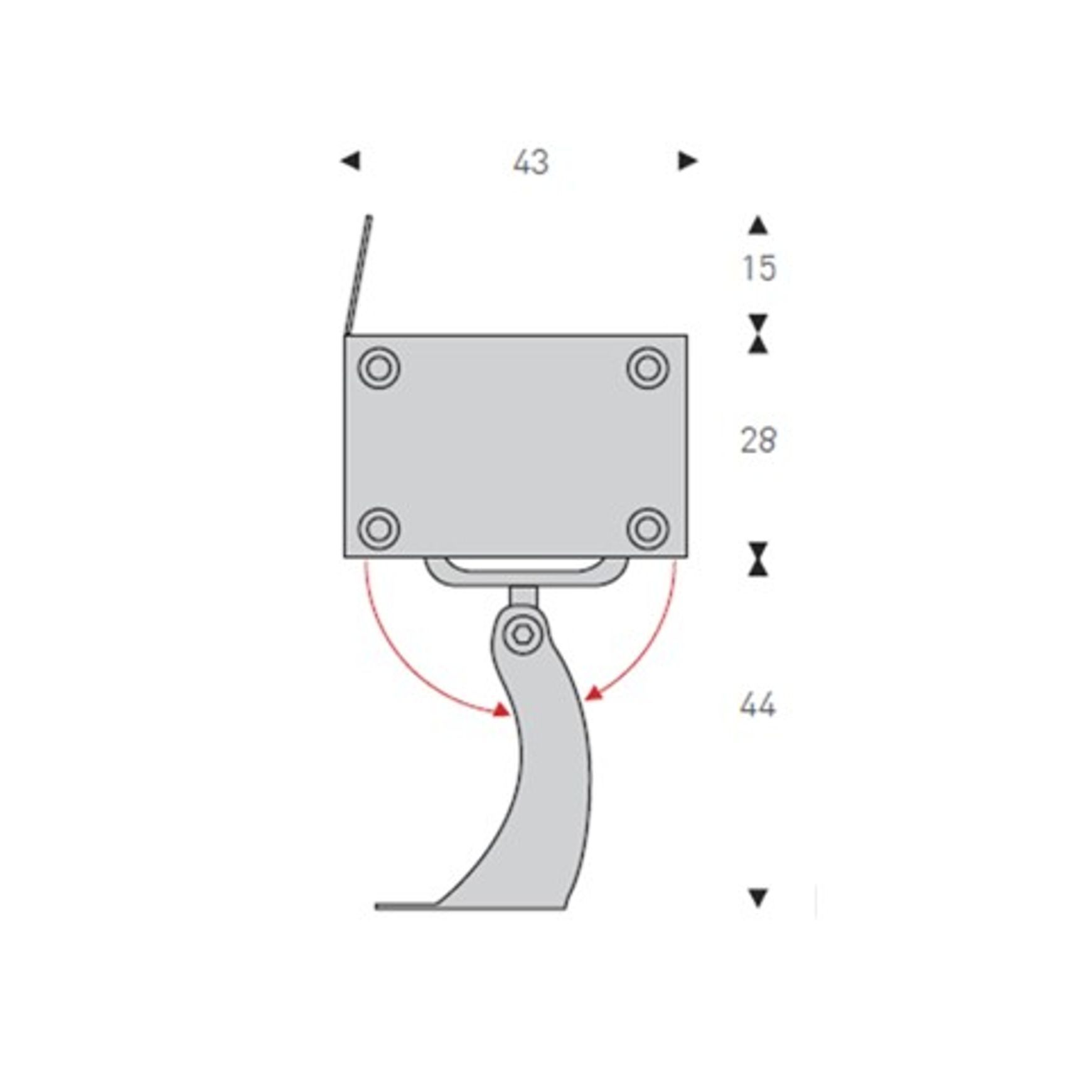 Standard Wall Washer dimensions