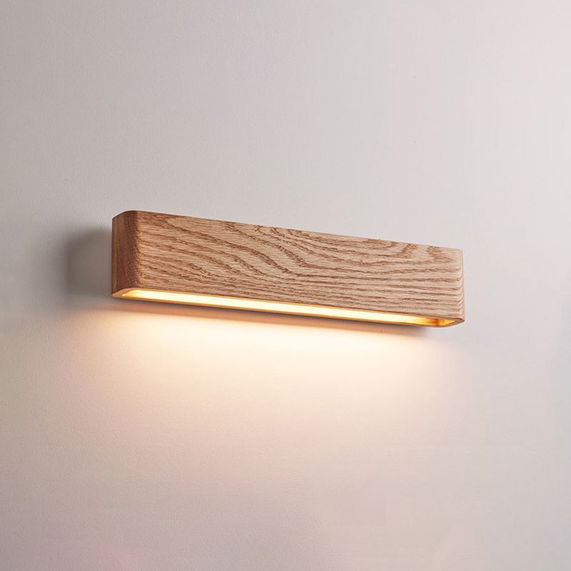 Umber Linear Sconce | American Oak