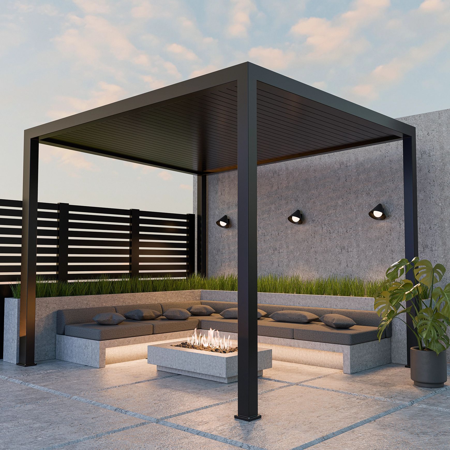 Becard Aluminium Exterior Wall Light