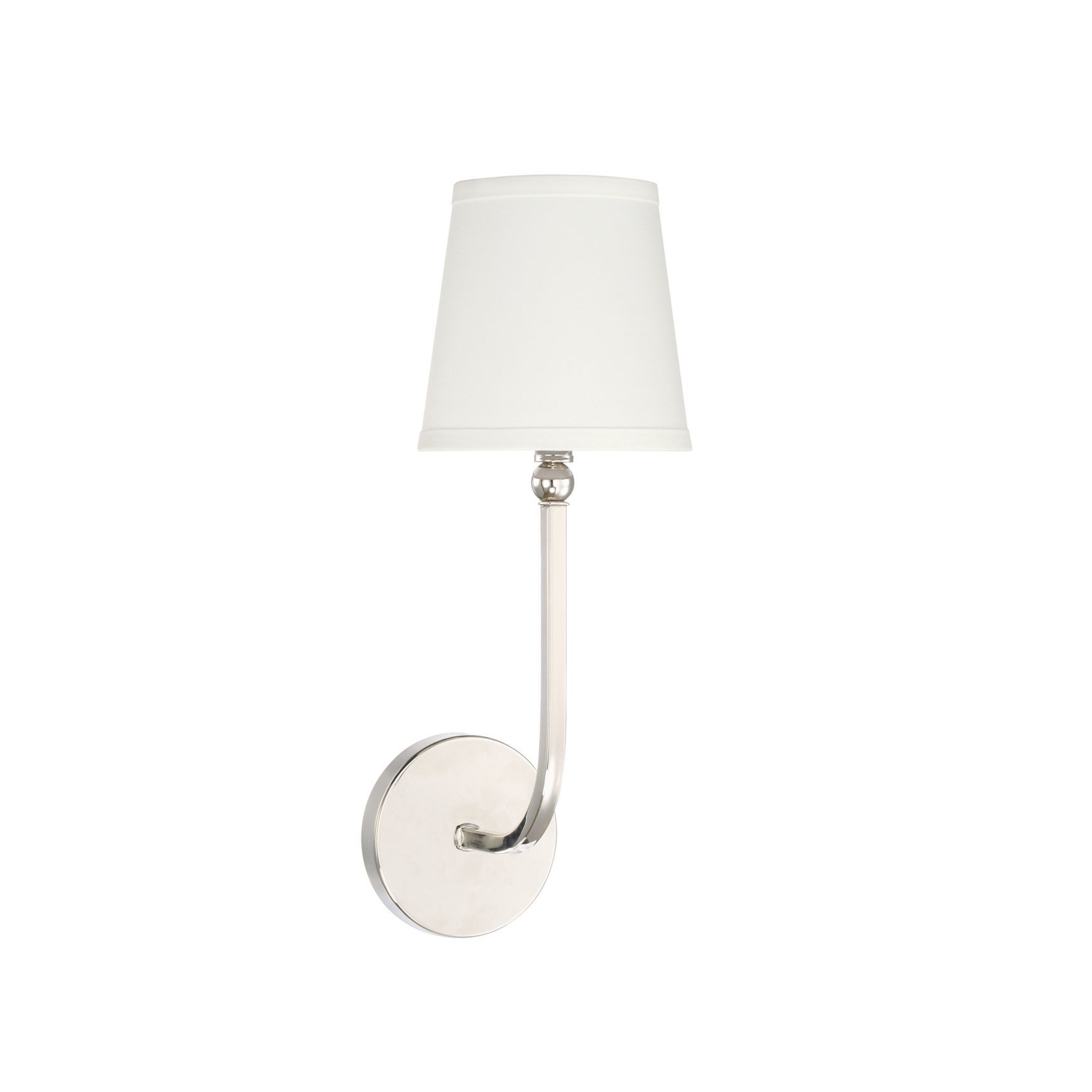 Peyton 1 Light Wall Light in Polished Nickel
