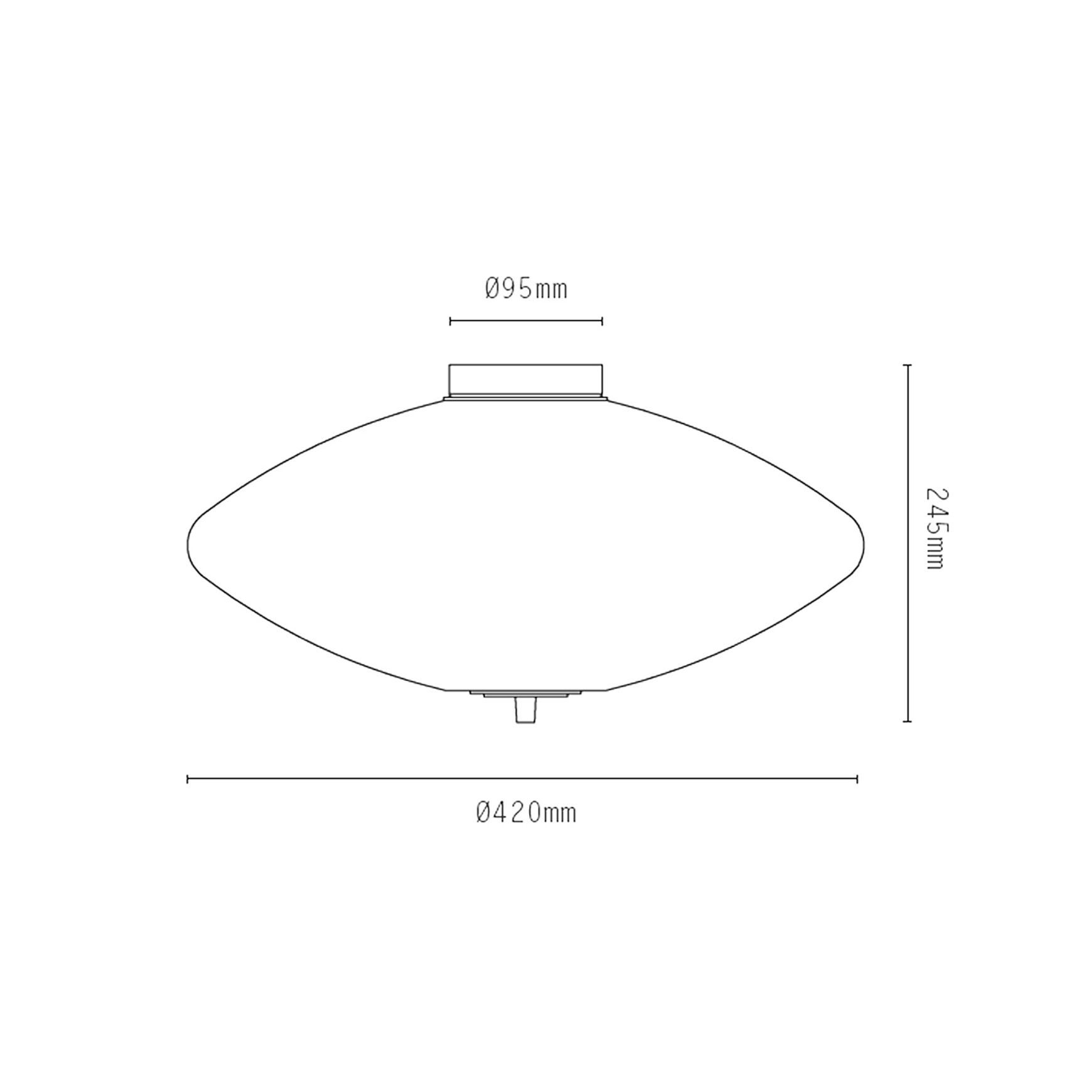 Nova Wide Ceiling Light