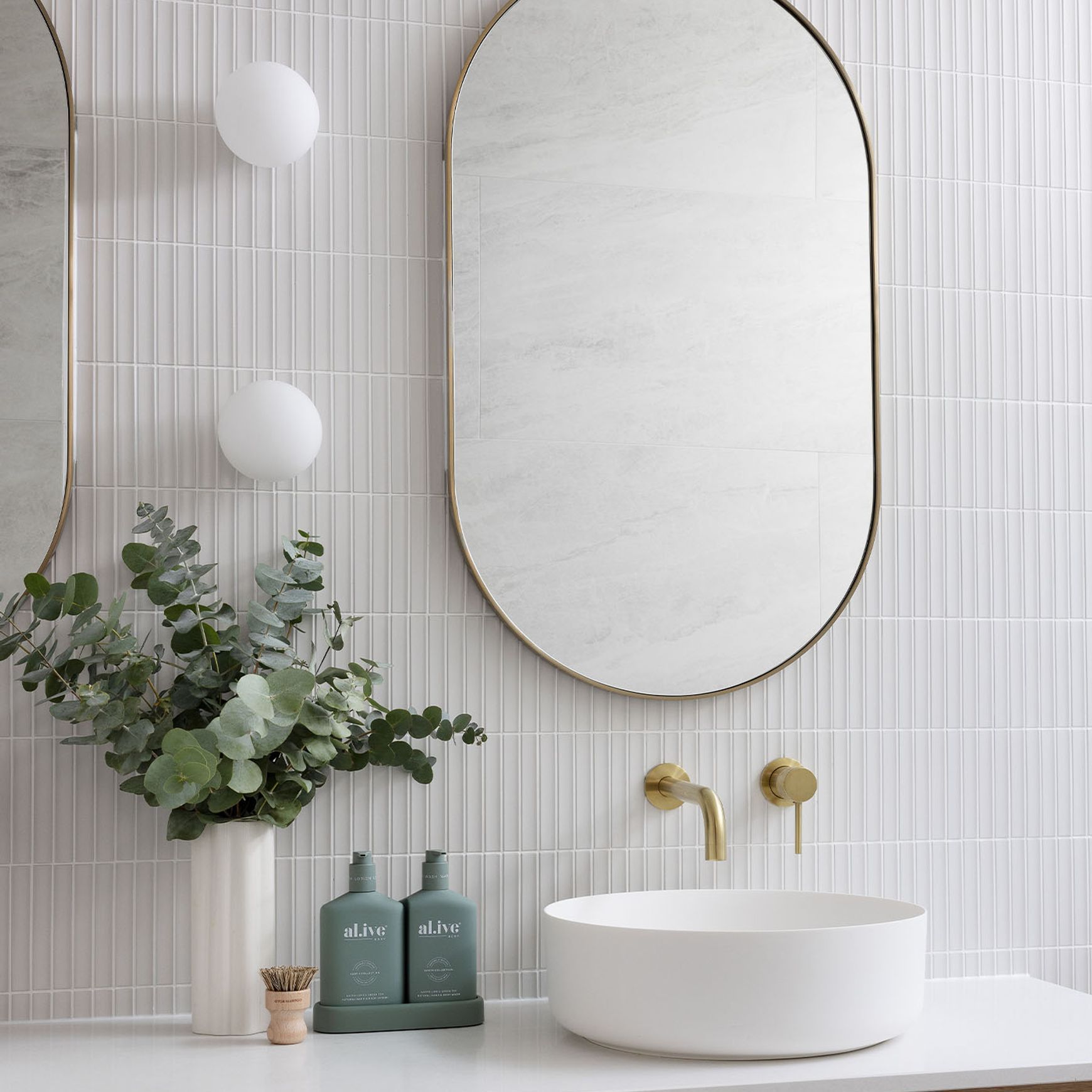 Orb Mirror Wall Light