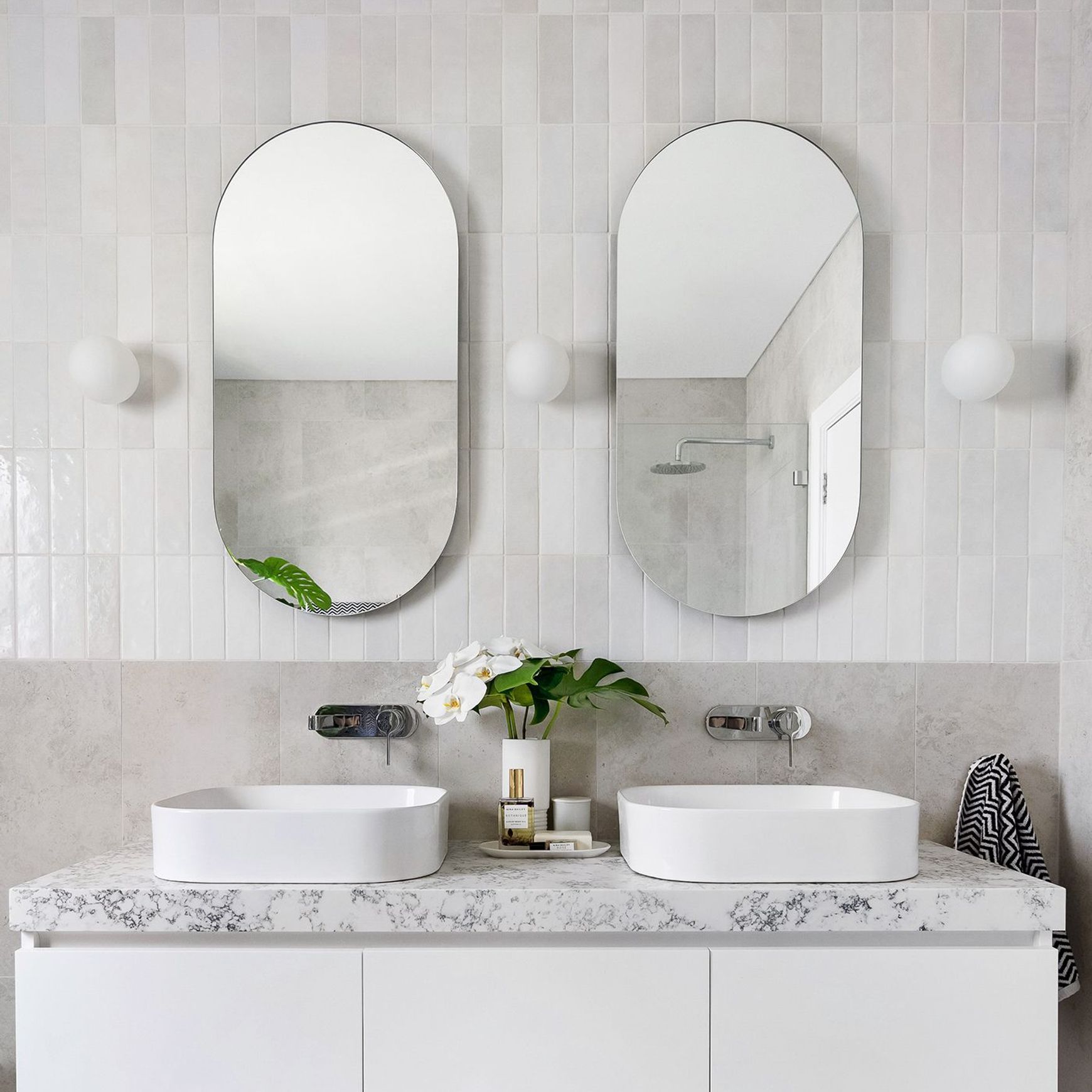 Orb Mirror Wall Light