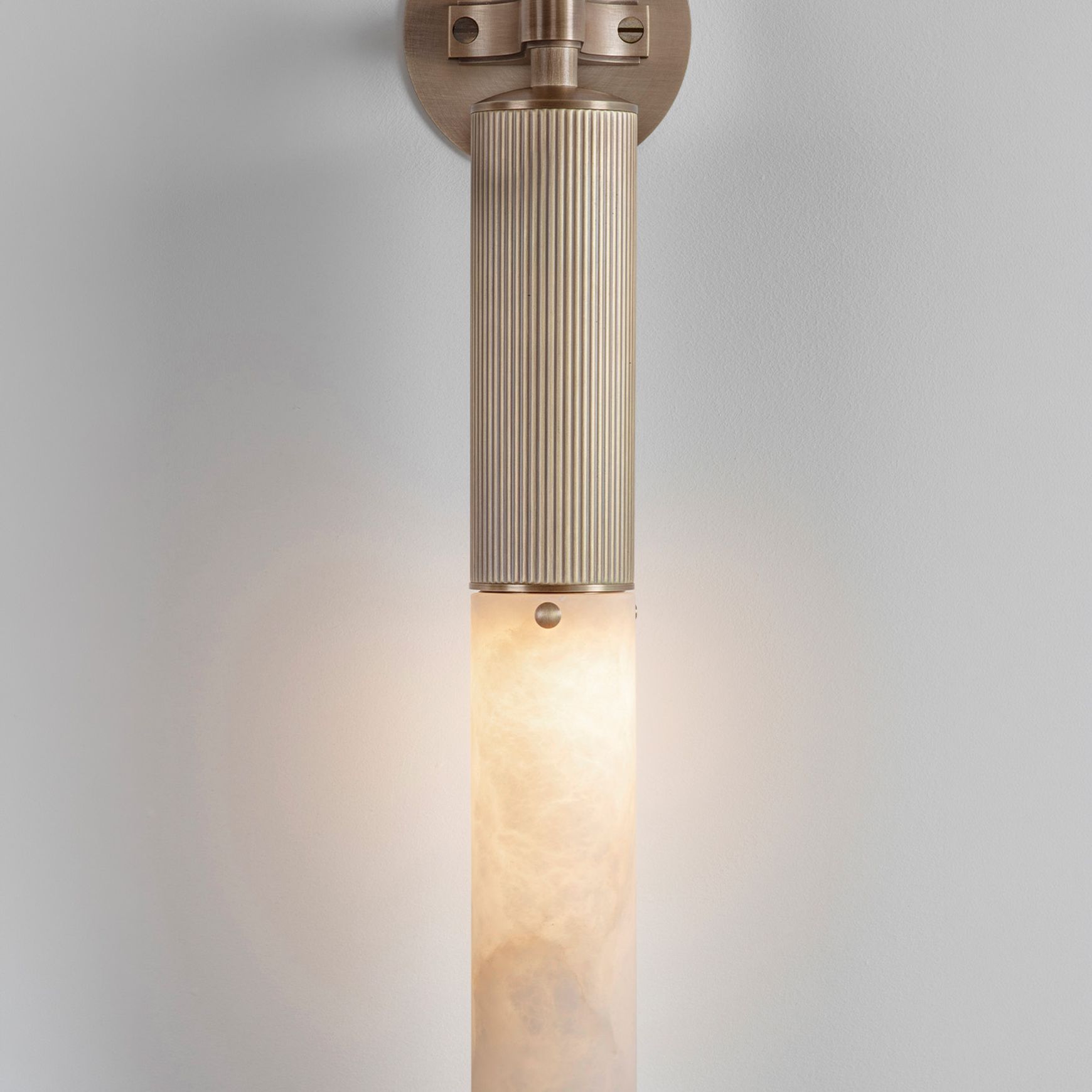 Flume Alabaster Wall Light