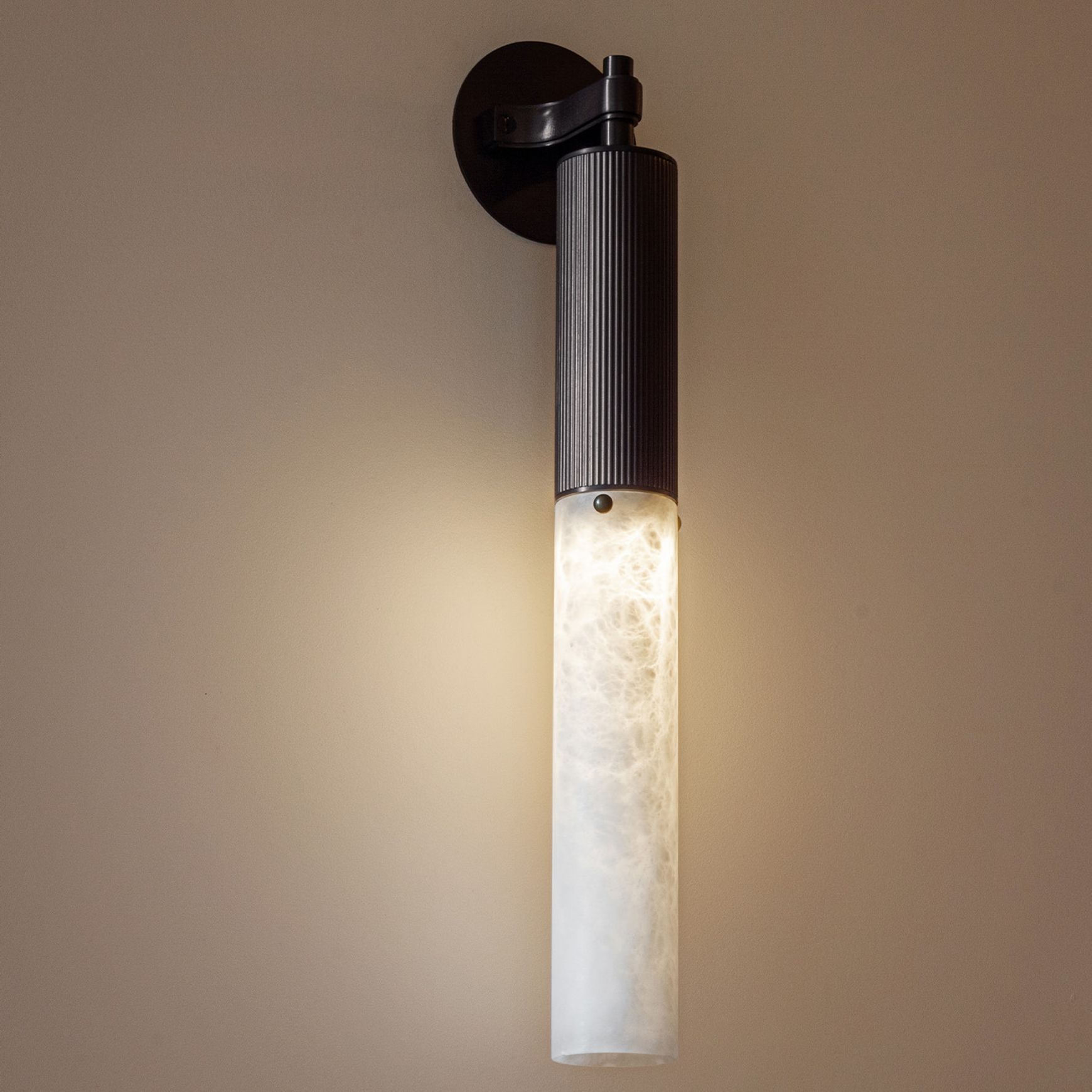 Flume Alabaster Wall Light