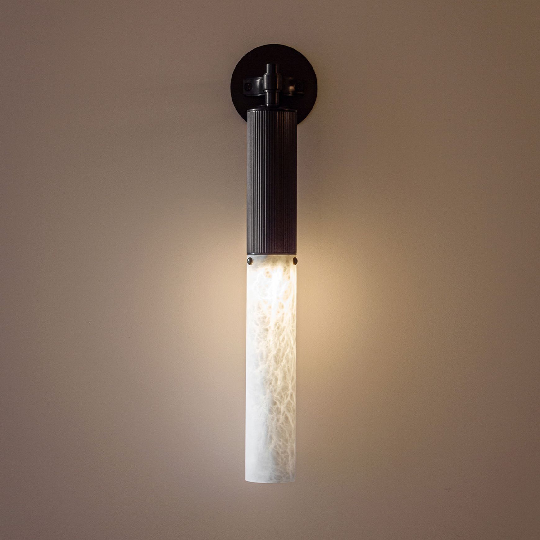 Flume Alabaster Wall Light