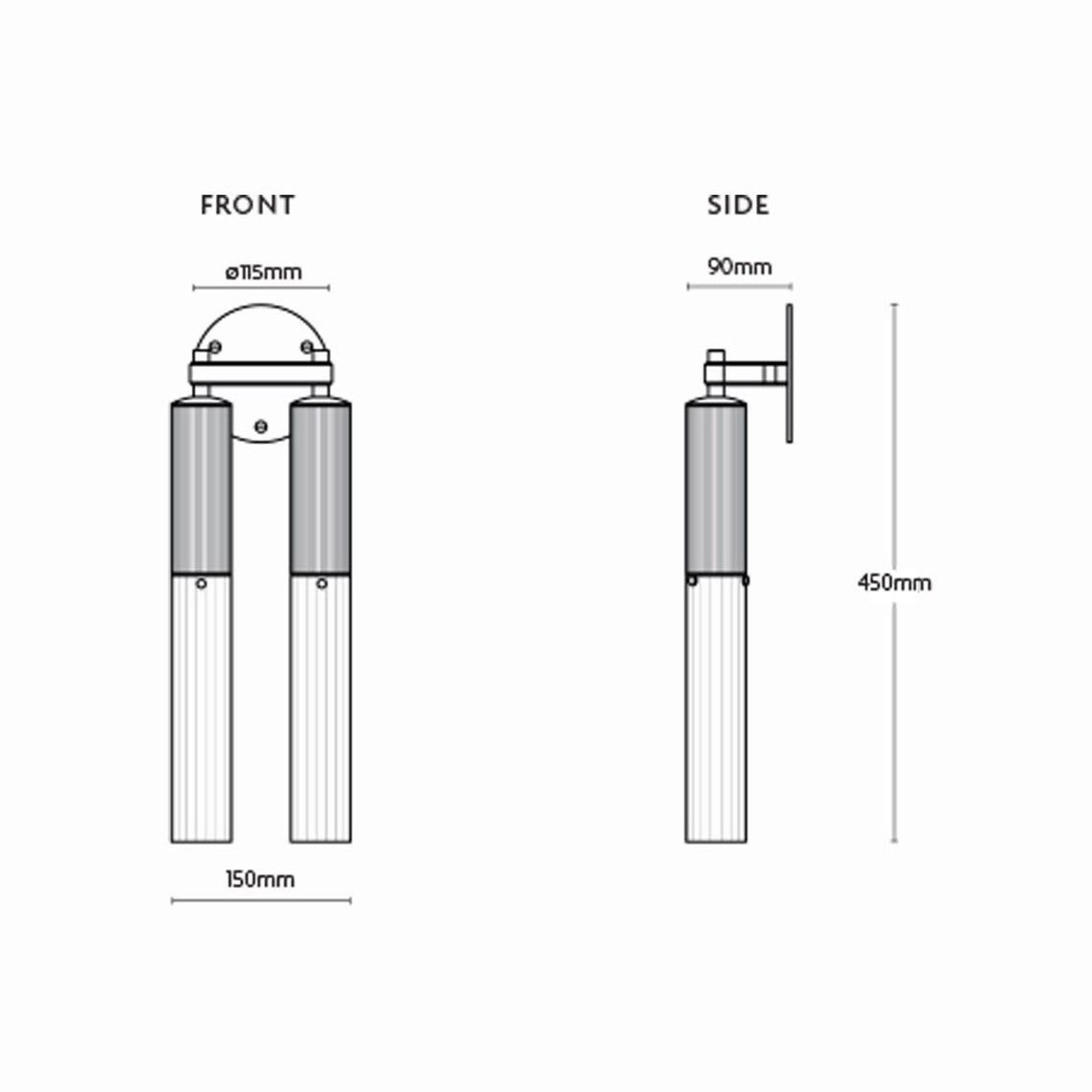 Flume Double Wall Light
