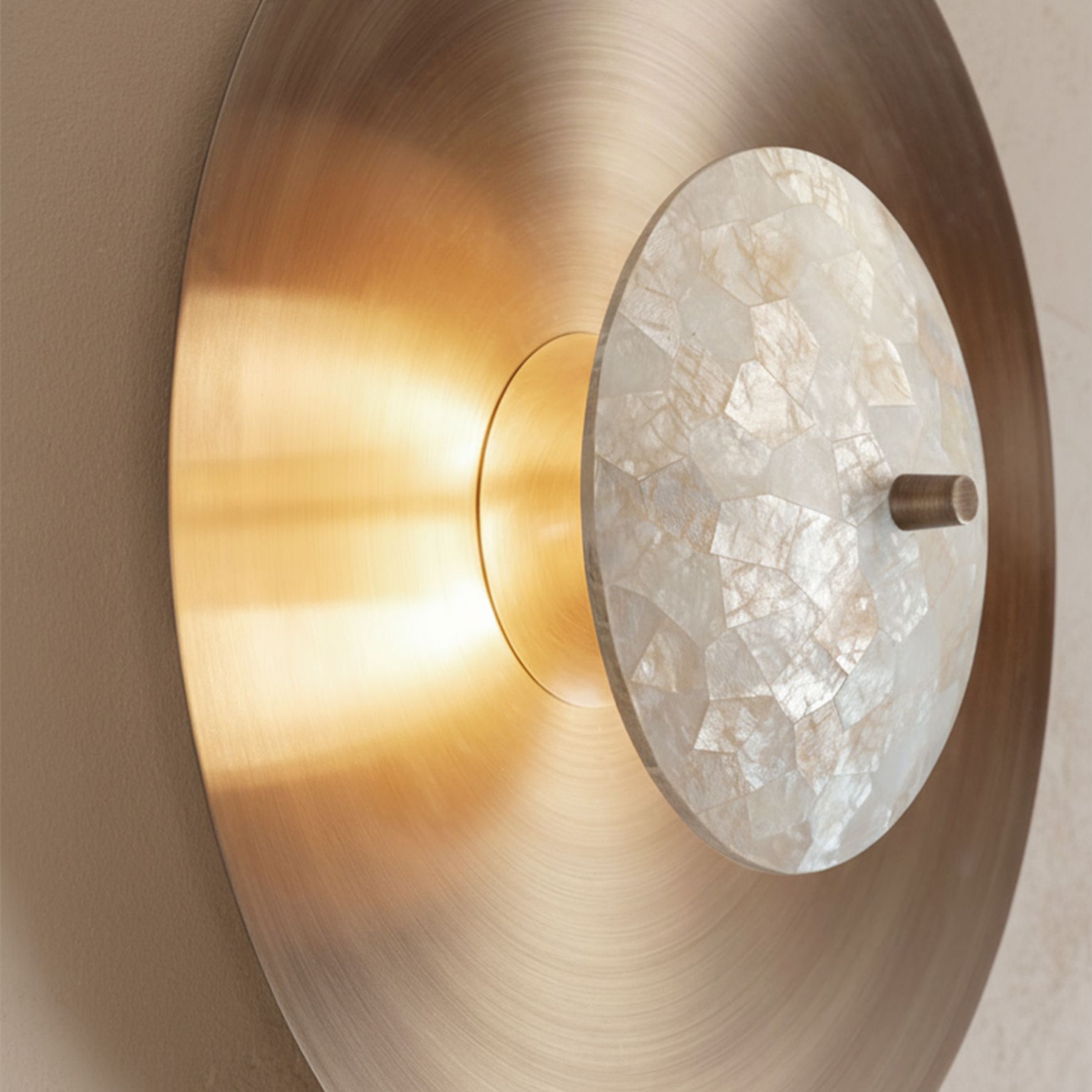 Luna Capiz Wall Light