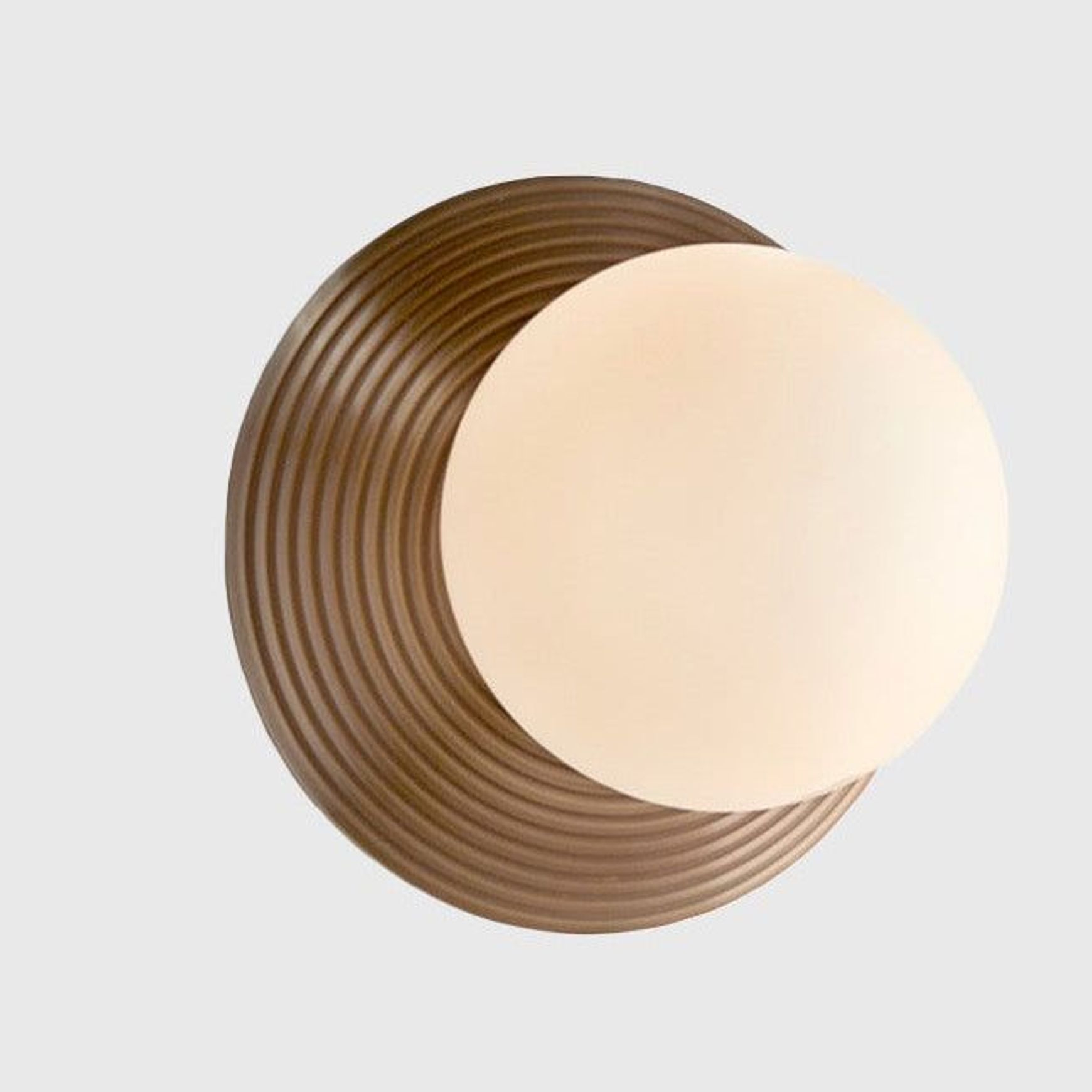 Orbit Brass Wall Light