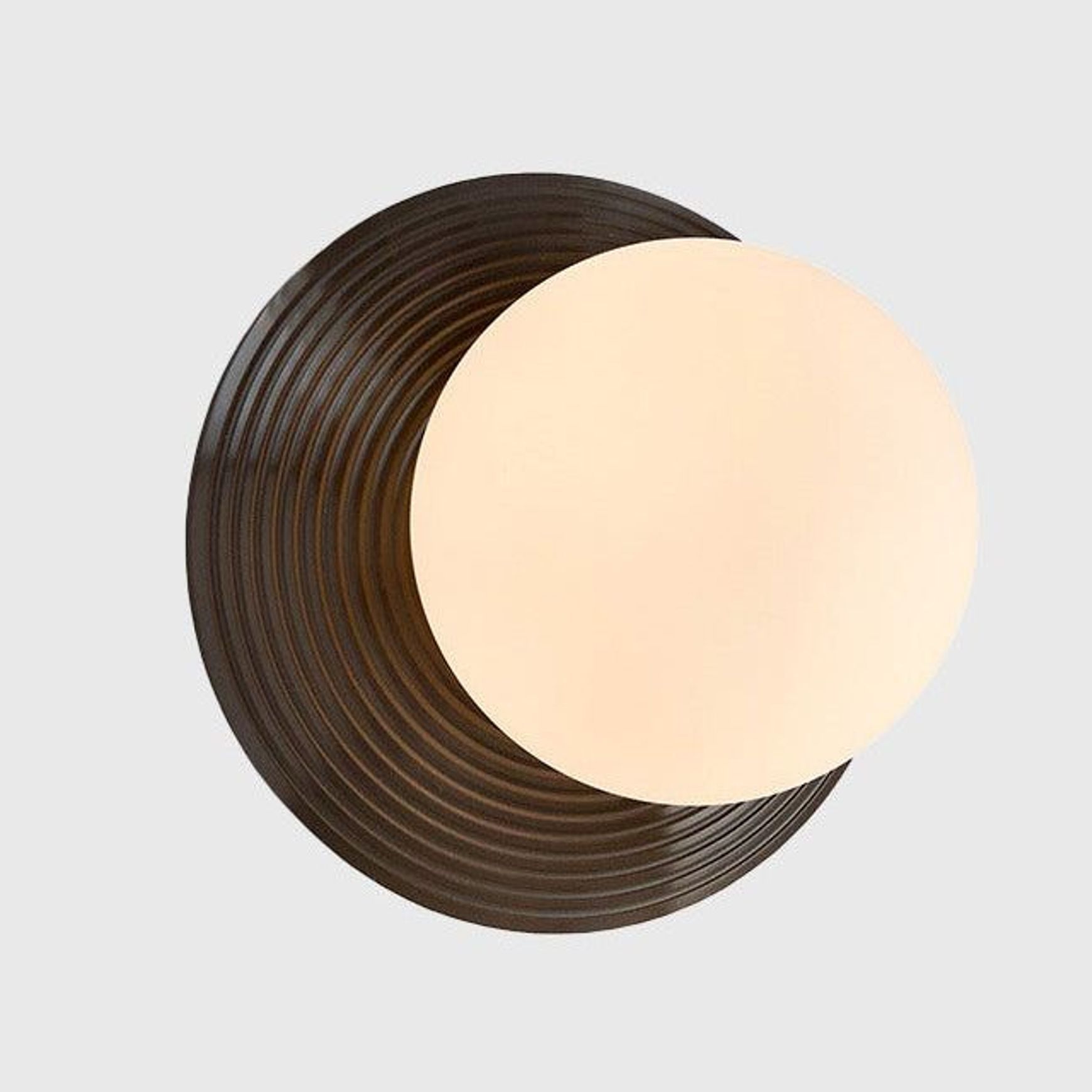 Orbit Brass Wall Light