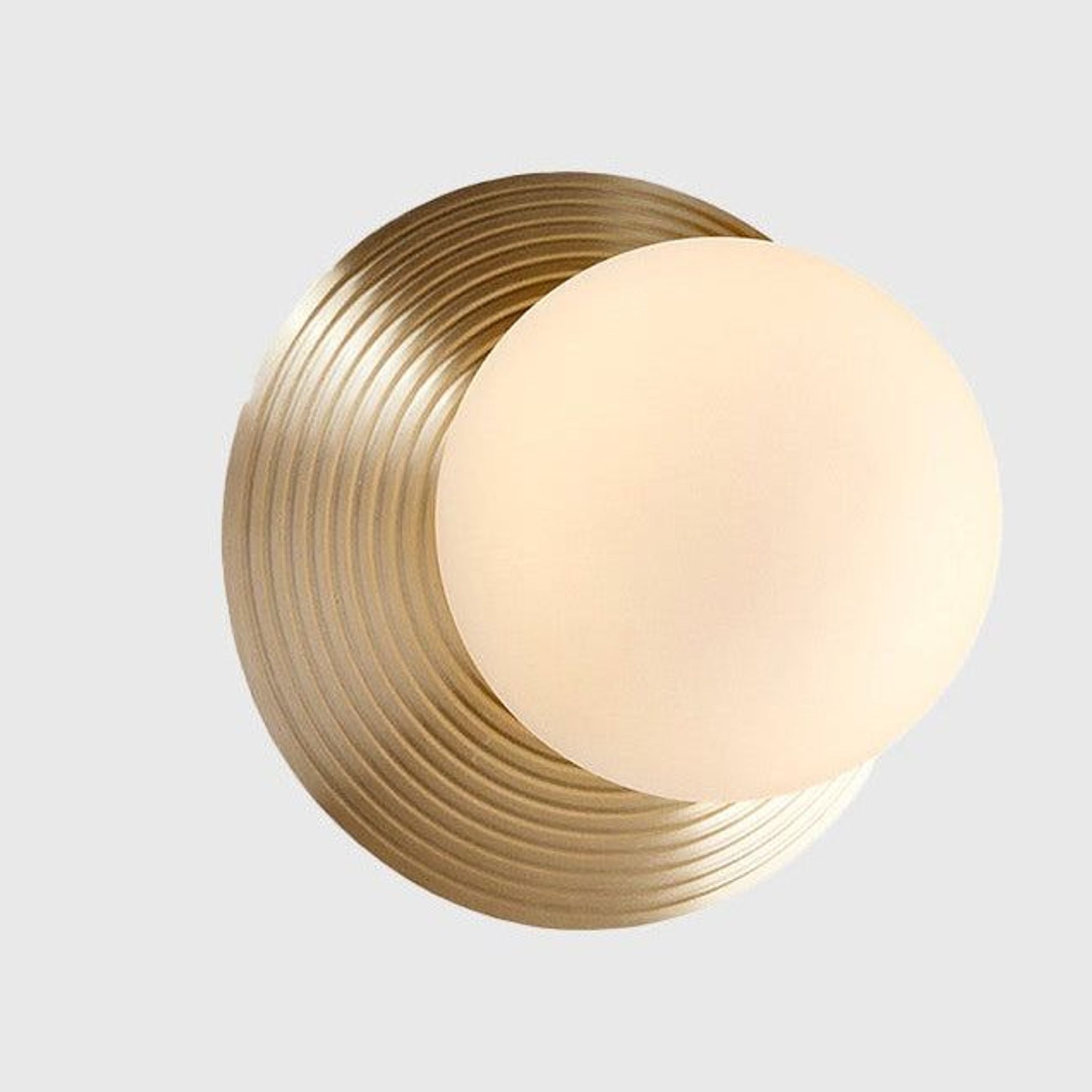 Orbit Brass Wall Light
