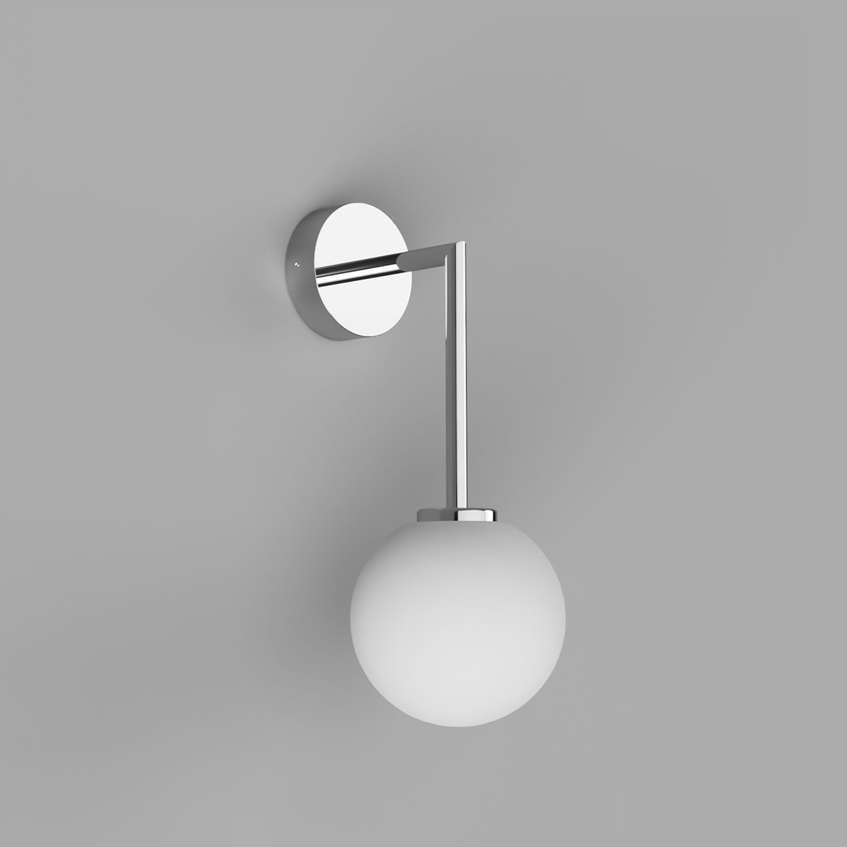 Orb Long Arm Wall Light