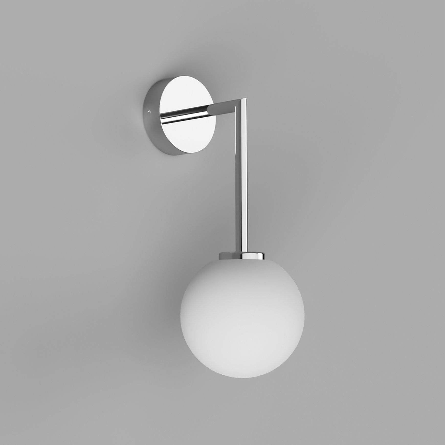 Orb Long Arm Wall Light