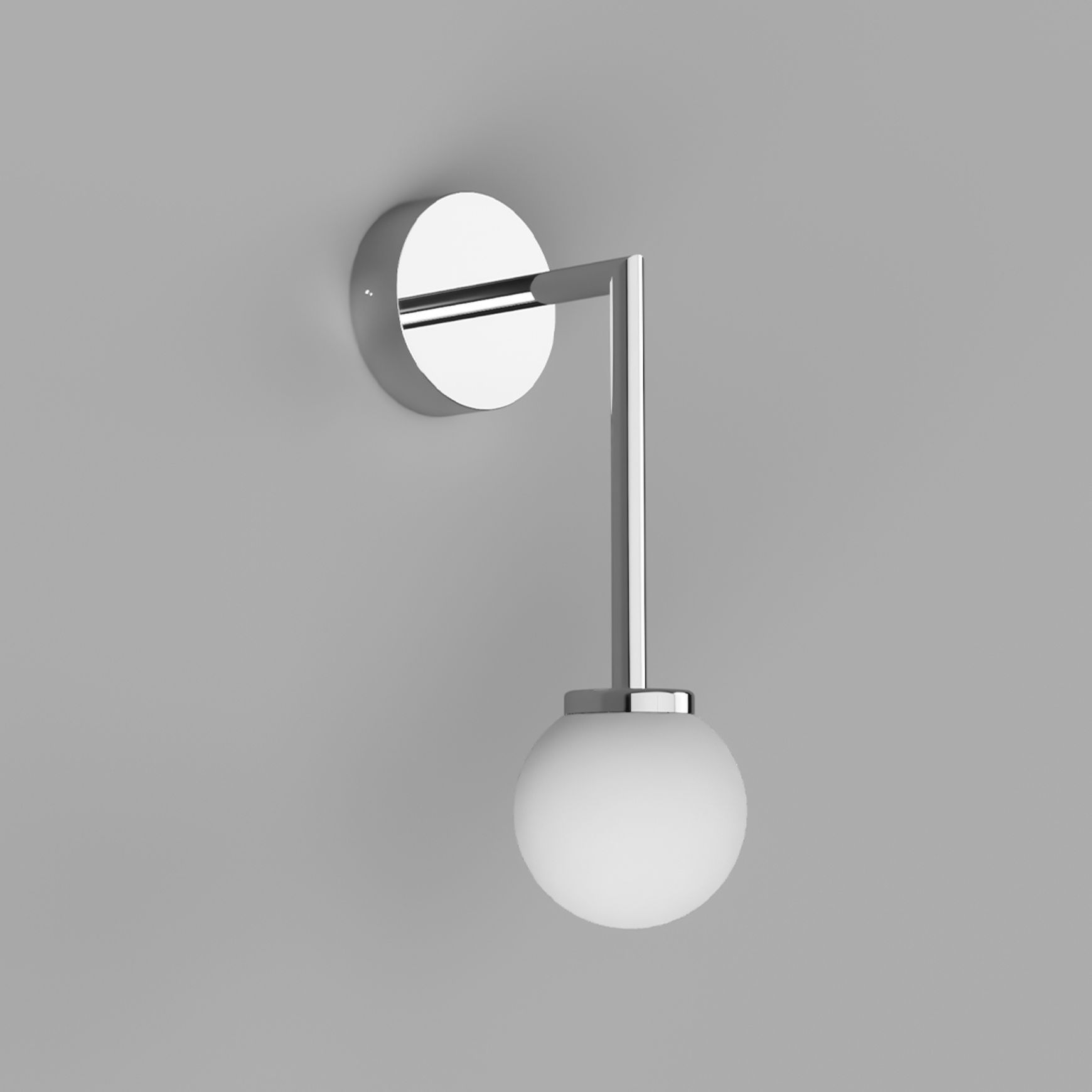 Orb Long Arm Wall Light