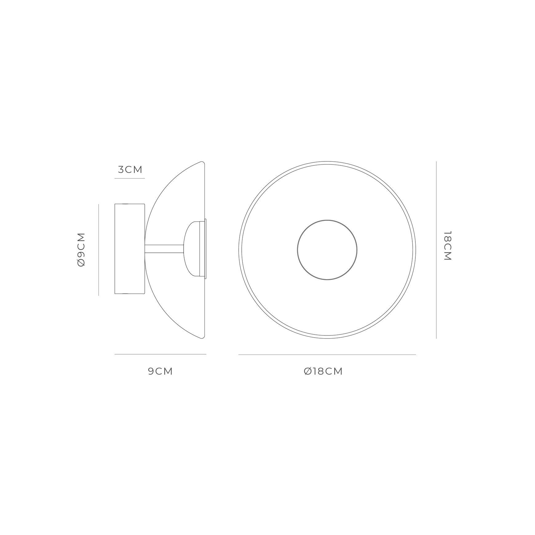 Dome Air Wall Light