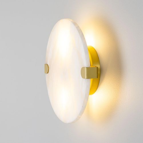 Dundee Alabaster IP44 Wall Light