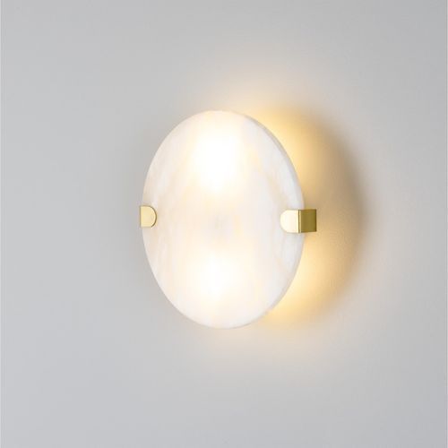 Dundee Alabaster IP44 Wall Light