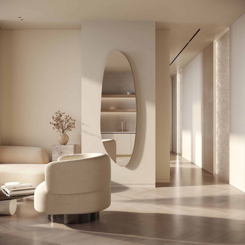 Lyra Irregular Mirror | 1600 x 500