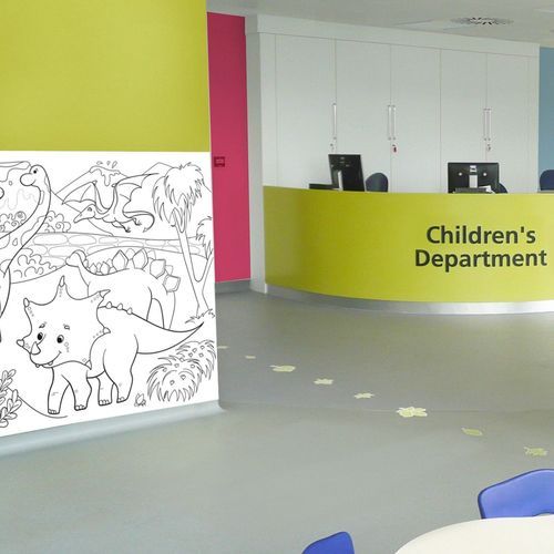 Altro Whiterock™ Imagination Colouring Wall