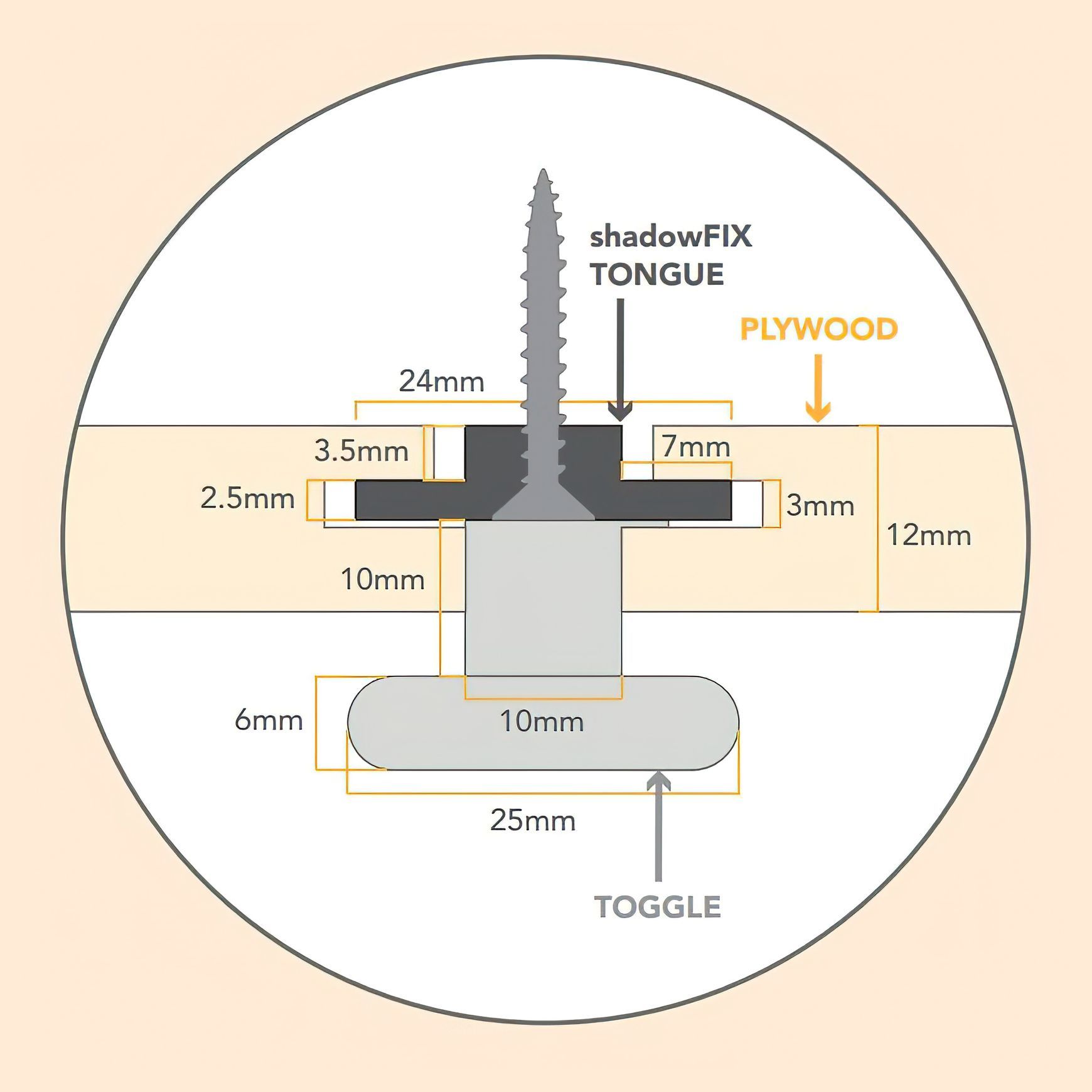 ShadowFix | Concealed fixing system with express joint