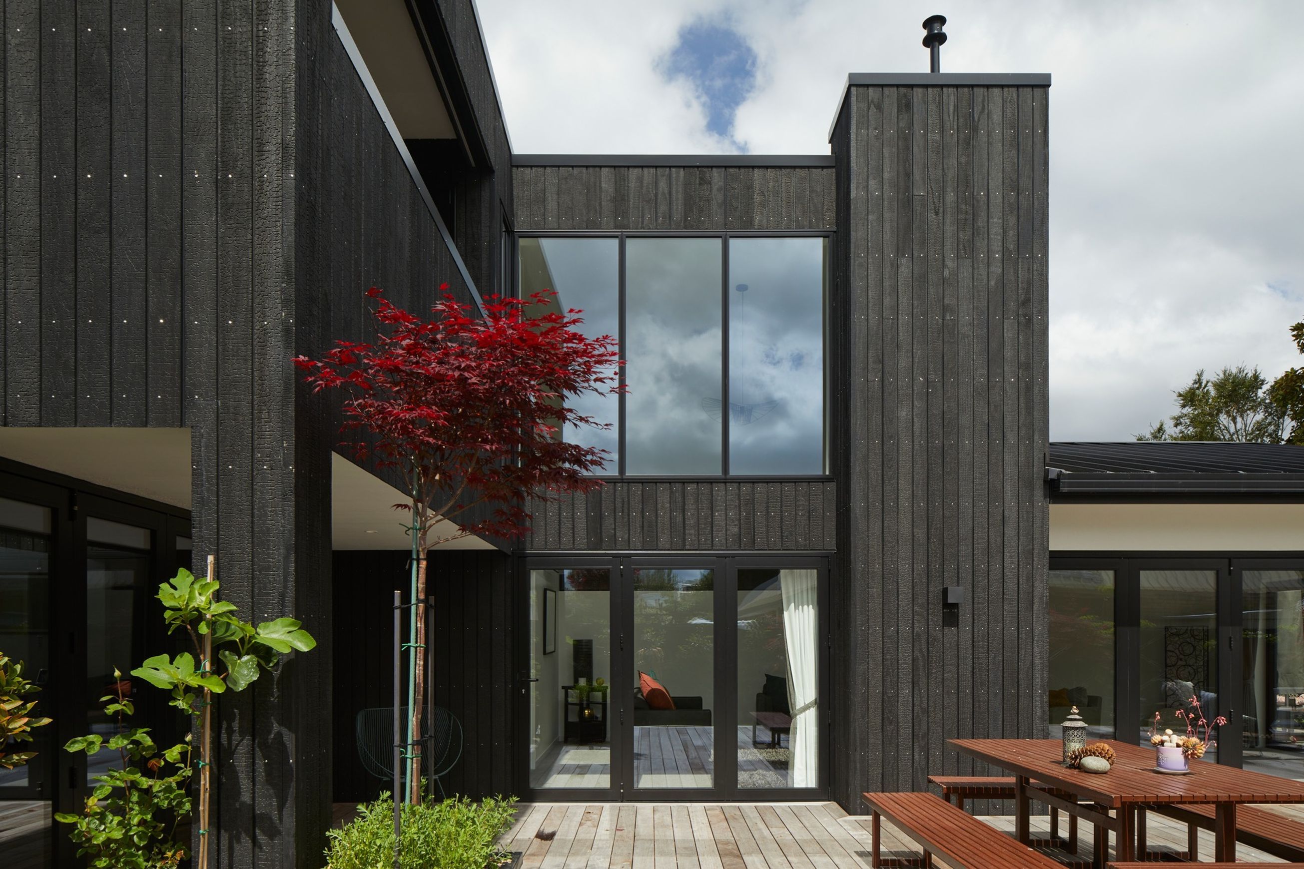 Charred Accoya Timber Cladding & Wall Panels