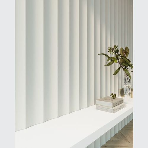 Linear - Waved XXL - Primed Wall Panelling