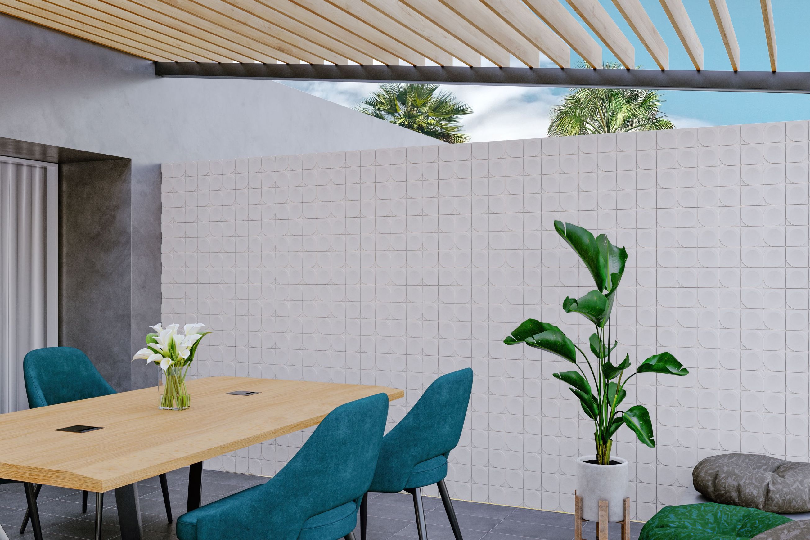 Roctex Lunar Tile 3D Wall Panel