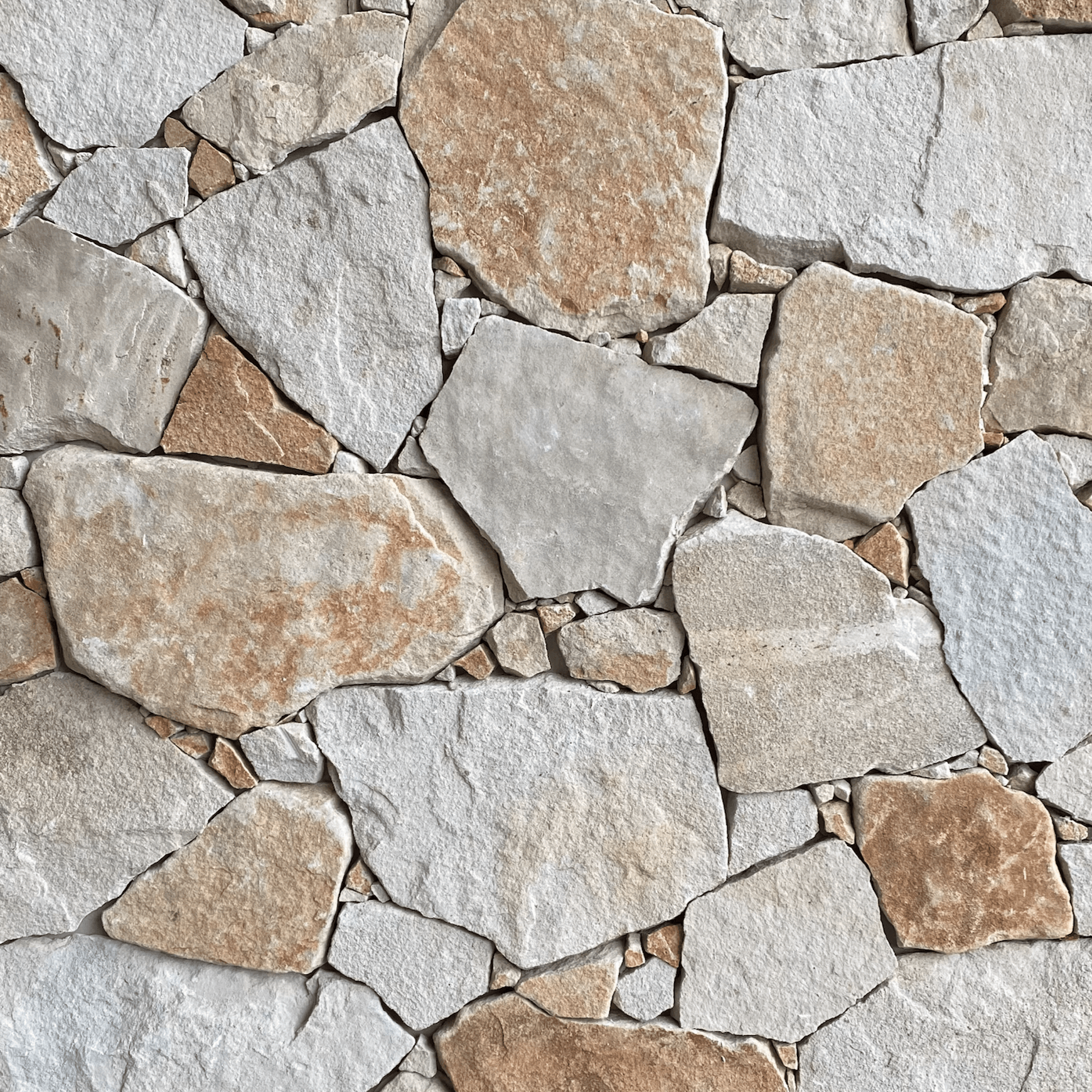 Loose Random Flinders Wall Cladding