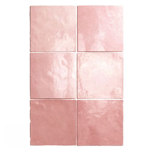 Artemis Rose Gloss Wall Tile 132x132x10mm
