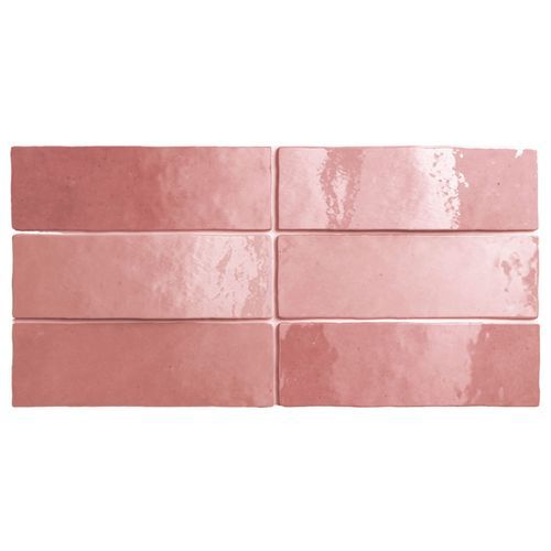 Artemis Rose Gloss Wall Tile 200x65x10mm