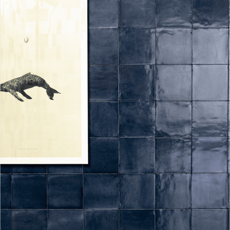 Riad Blu Gloss 150x150mm Wall Tile