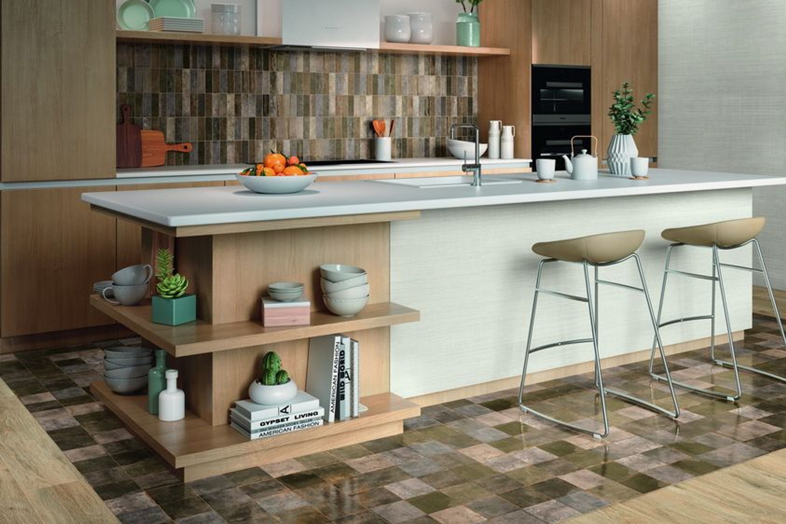Tennessee Gloss Brown Gloss Wall Tiles