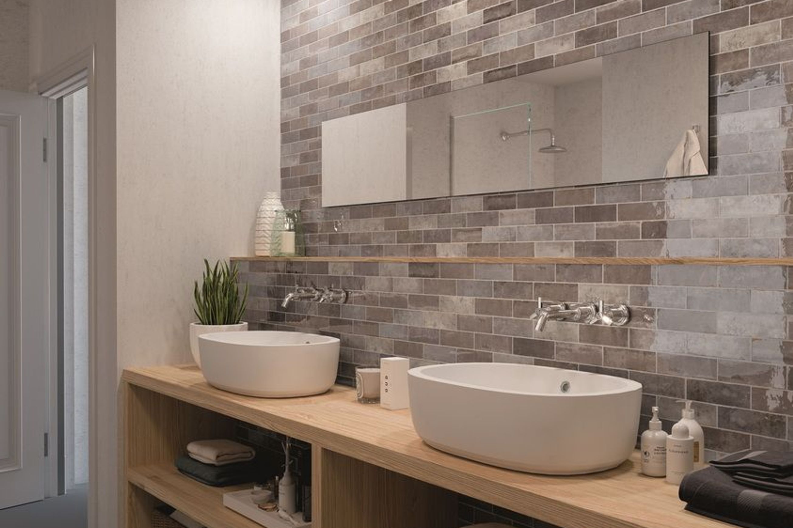Tennessee Gloss Grey Gloss Wall Tiles
