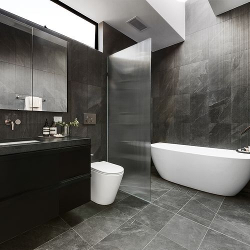 Hellin Charcoal Line | Perini Tiles