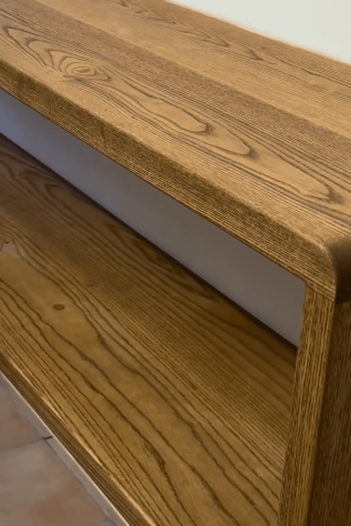 Bespoke Floating Wall Unit — American White Ash