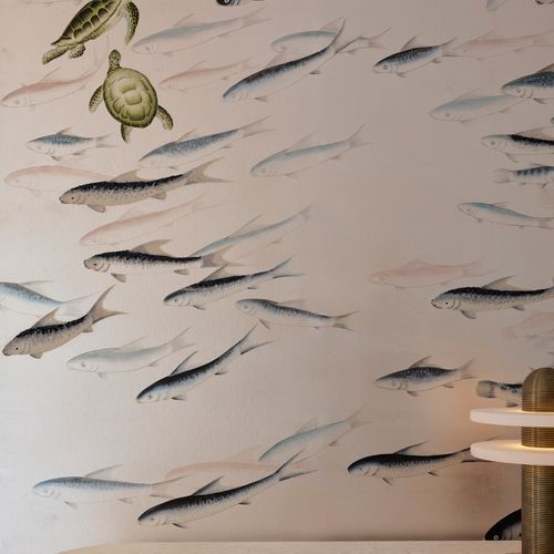 De Gournay Fishes | Wallpaper