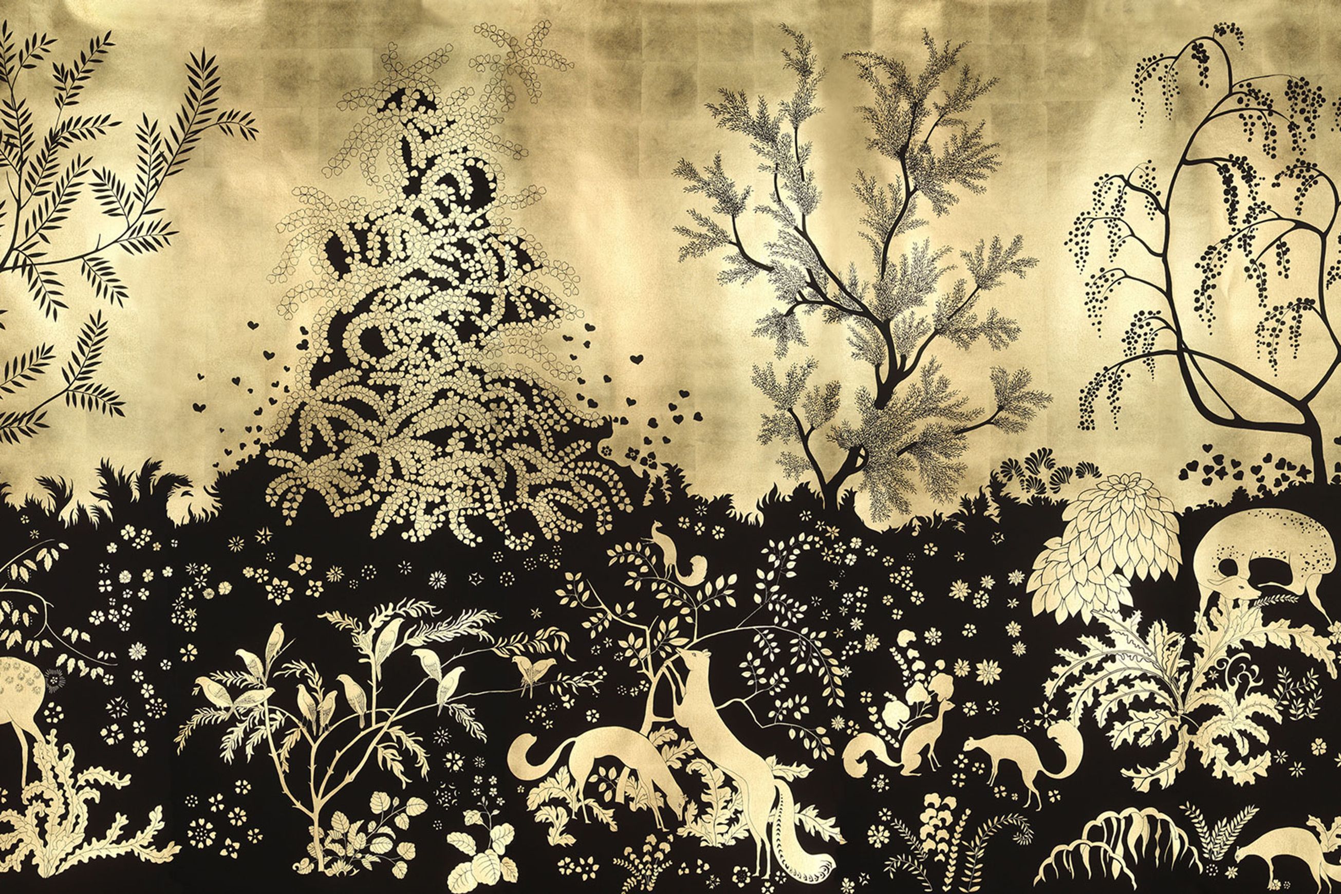 De Gournay Rateau | Wallpaper