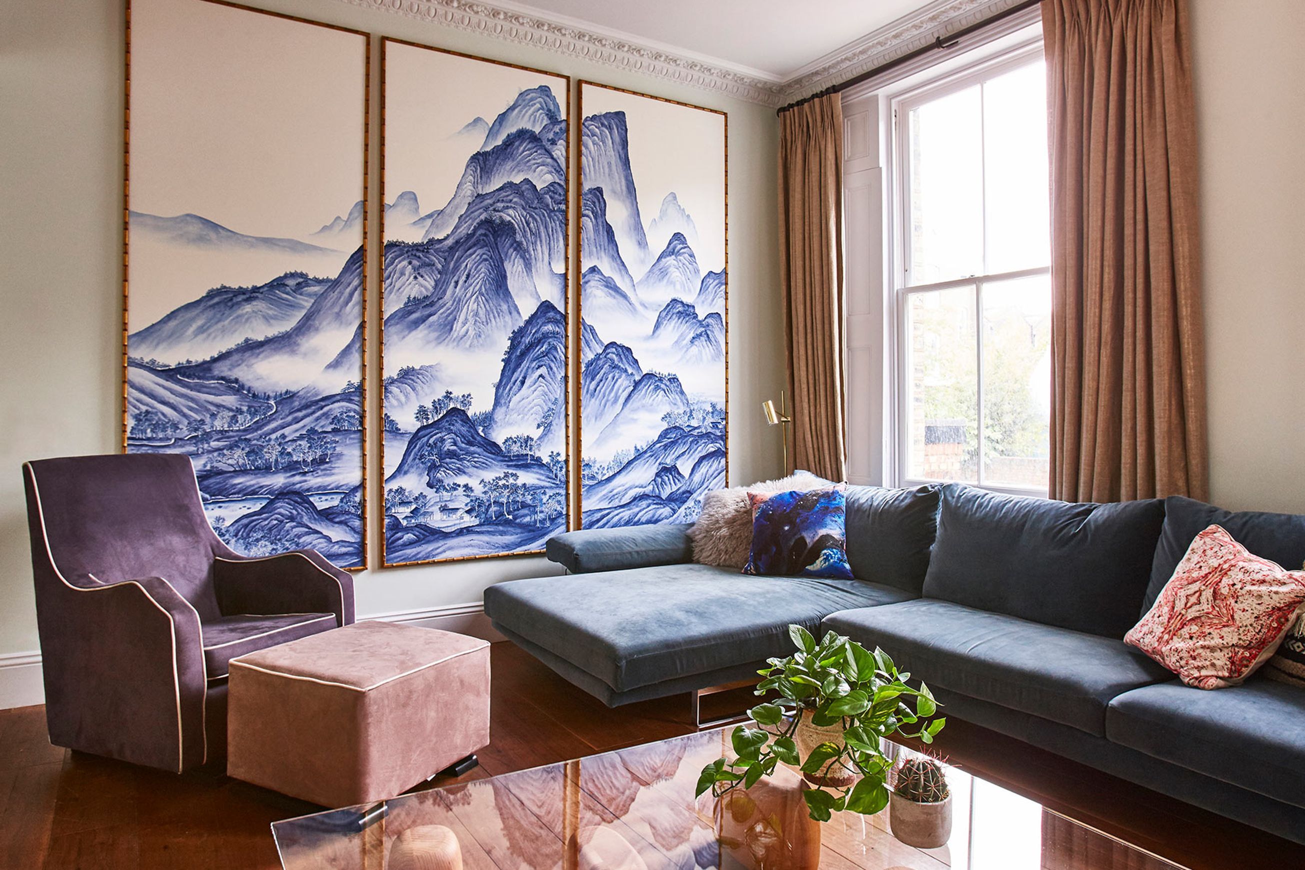 De Gournay Thousand Li of Rivers & Mountains |Wallpaper