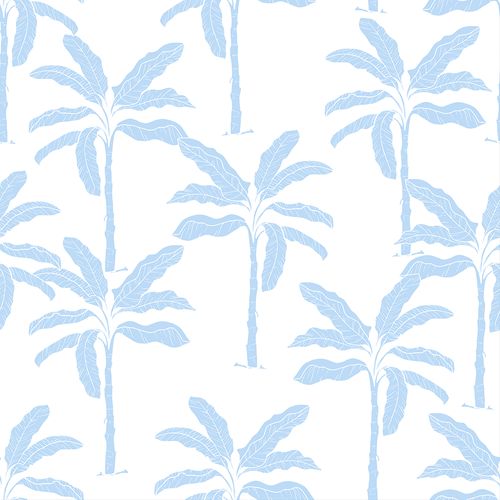 Blue Tropicals II Wallpaper