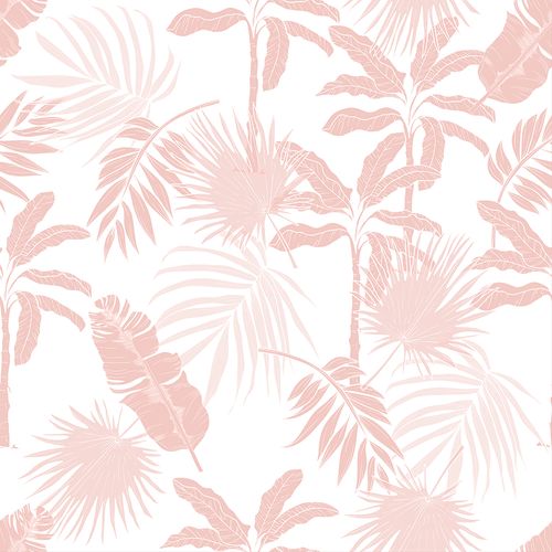 Pink Tropical I Wallpaper