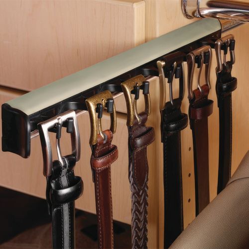 Belt Rack Matt Aluminium