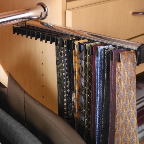 Tie Rack Matt Aluminium