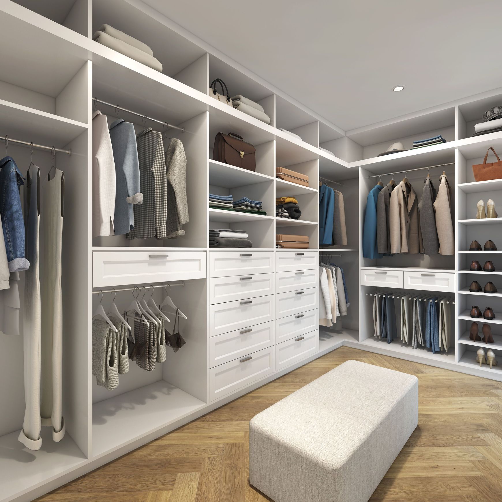 Custom Walk In Wardrobe