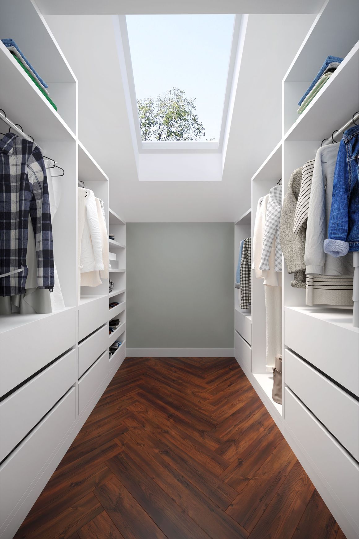 Custom Walk In Wardrobe