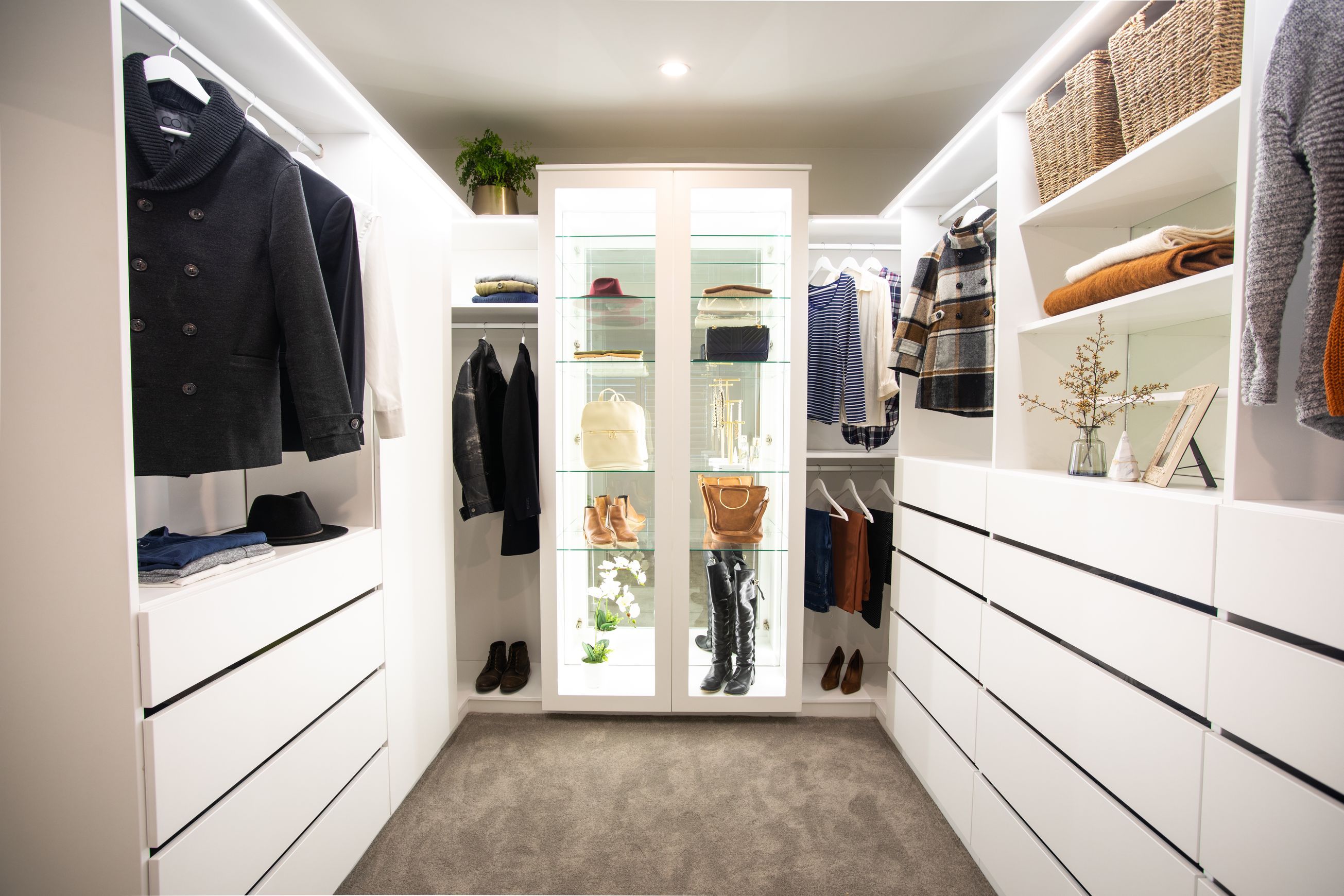 Custom Walk In Wardrobe