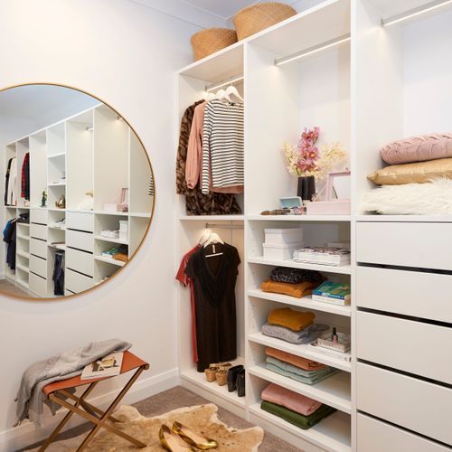 Custom Walk In Wardrobe