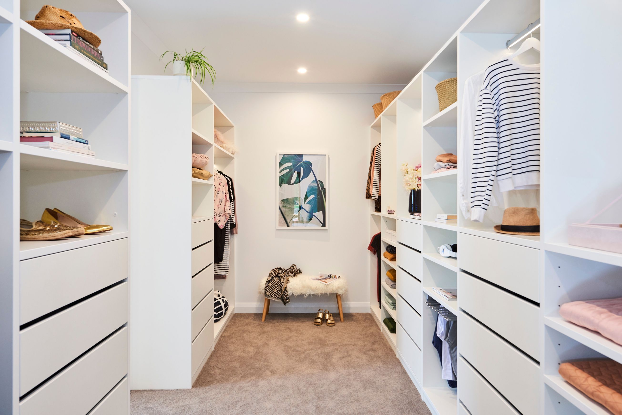 Custom Walk In Wardrobe