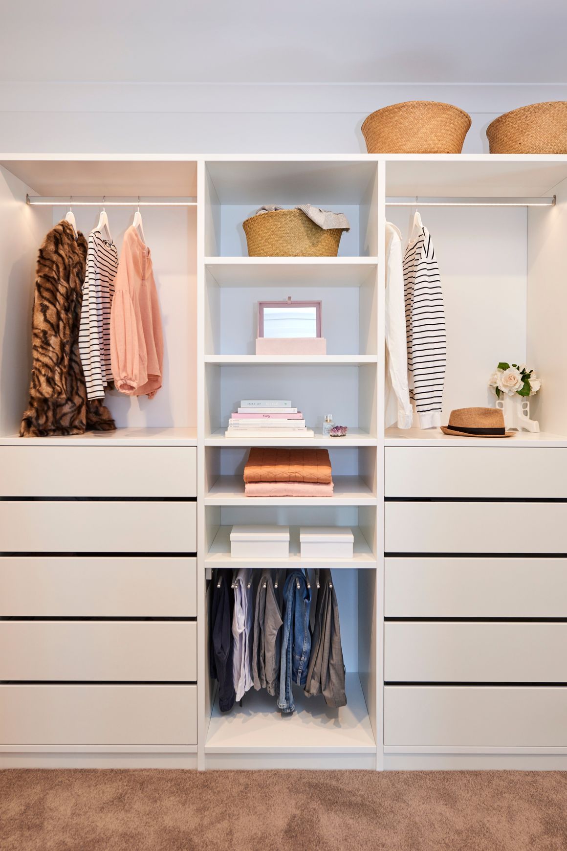 Custom Walk In Wardrobe