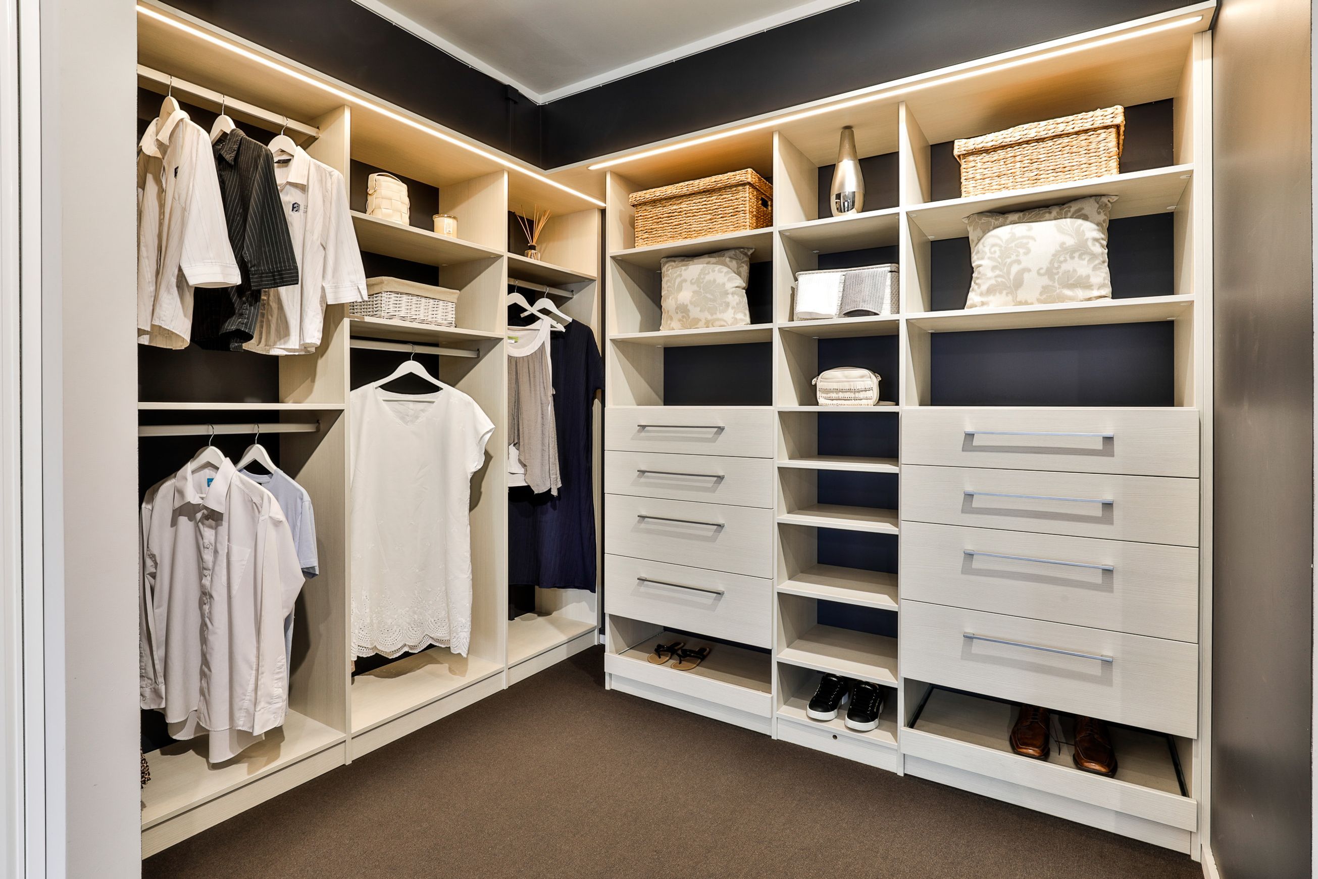 Custom Walk In Wardrobe